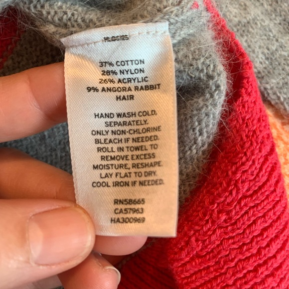 Halogen striped sweater. Size M. - Picture 6 of 8